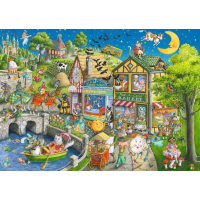 RAVENSBURGER Puzzle Mother Gooseville 1000 dílků