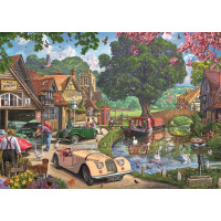 RAVENSBURGER Puzzle Nostalgická scéna 1000 dílků