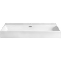 Sapho AQUATIC umyvadlo, litý mramor, 100x46cm, bílá AT100