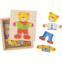 Bigjigs Toys Oblékací puzzle Pan medvěd