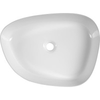 Aqualine Keramické umyvadlo na desku, 55x42cm, bílá 55421
