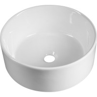 Aqualine Keramické umyvadlo na desku, Ø 40cm, bílá 40150
