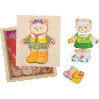 Bigjigs Toys Oblékací puzzle Paní medvědice