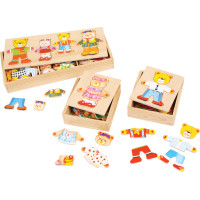Bigjigs Toys Oblékací puzzle Paní medvědice