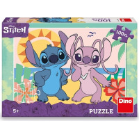 Dino Puzzle Stitch na pláži 100 XL dílků