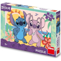 Dino Puzzle Stitch na pláži 100 XL dílků