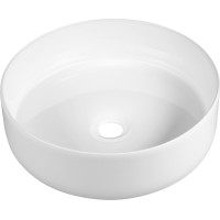 Sapho FIASTRA keramické umyvadlo na desku, Ø 40cm, bílá FT801