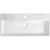 Sapho AQUATIC umyvadlo, litý mramor, 100x46cm, bílá AT100
