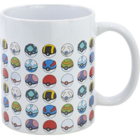 STOR Hrneček keramický 325 ml Pokeballs
