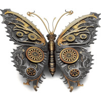 METAL EARTH 3D puzzle Steampunkový motýl