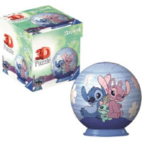 RAVENSBURGER 3D Puzzleball Disney: Stitch - Stich & Angel 54 dílků
