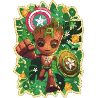 RAVENSBURGER Dřevěné obrysové puzzle Groot 150 dílků
