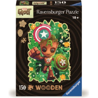 RAVENSBURGER Dřevěné obrysové puzzle Groot 150 dílků
