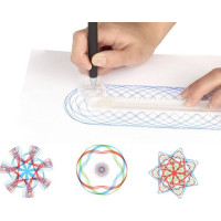 PIXINO Set kreslících šablon - spirograf