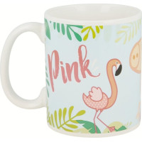 STOR Hrneček keramický 325 ml Prasátko Peppa Flamingo