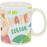 STOR Hrneček keramický 325 ml Prasátko Peppa Flamingo