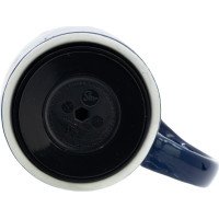 STOR Hrneček keramický s protiskluzovým dnem 295 ml Stitch