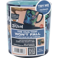 STOR Hrneček keramický s protiskluzovým dnem 295 ml Stitch