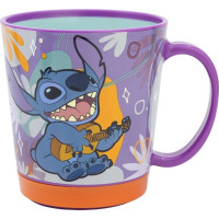 STOR Hrneček s protiskluzovým dnem 410 ml Stitch