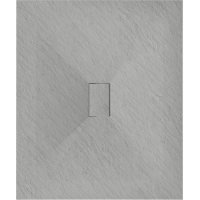 Sprchová SMC vanička MEXEN HUGO 100x110 cm - šedá, 42611011