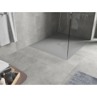 Sprchová SMC vanička MEXEN HUGO 100x100 cm - šedá, 42611010