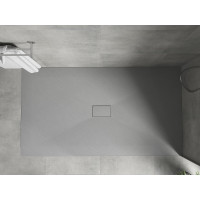 Sprchová SMC vanička MEXEN HUGO 100x150 cm - šedá, 42611015