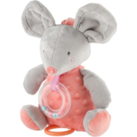 TEDDIES Natahovací hrací strojek plyšová Myš