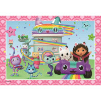 RAVENSBURGER Puzzle Gábinin kouzelný domek 2x24 dílků