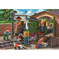 RAVENSBURGER Puzzle Staň se opravářem letadel a vlaků! 2x24 dílků