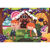 RAVENSBURGER Puzzle Kouzelný svět pohádek 2x12 dílků