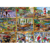 ALIPSON Puzzle Všechna roční období 1000 dílků