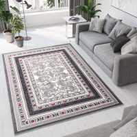 Kusový koberec TAPIS Rim - šedý/červený