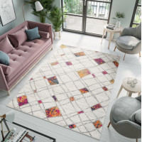 Moderní kusový koberec DENVER Lana - krémový