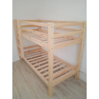 Dětská PATROVÁ postel BARČA PLUS 180x80 cm se šuplíky - přírodní