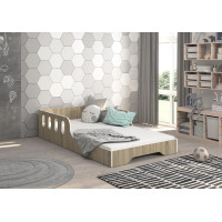 Dětská Montessori postel MALU 160x80 cm - sonoma