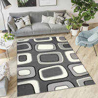 Kusový koberec TAPIS Pave - šedý