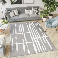 Kusový koberec TAPIS Flick - šedý