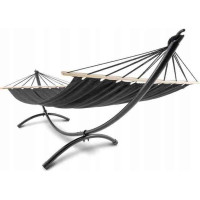 Závěsná houpací síť ULTIMATE XXL 200x150 cm - grafitová