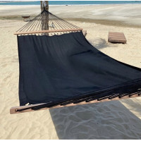 Závěsná houpací síť ULTIMATE XXL 200x150 cm - grafitová