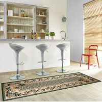 Běhoun ATLAS flora - tmavě béžový/zelený