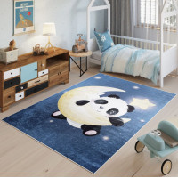 Dětský koberec EMMA - Panda na měsíci