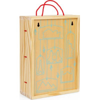 Bigjigs Toys Dřevěná cestovatelská hrací sada