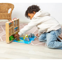 Bigjigs Toys Dřevěná cestovatelská hrací sada
