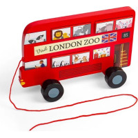 Bigjigs Toys Tahací hračka Londýnský autobus