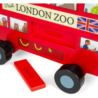 Bigjigs Toys Tahací hračka Londýnský autobus