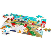 Bigjigs Toys Dřevěné podlahové puzzle Londýn