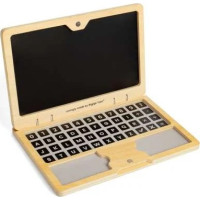Bigjigs Toys Dřevěný magnetický notebook