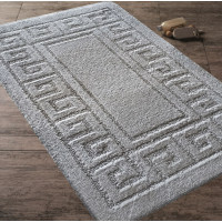 Sada koupelnových předložek s výřezem TÁŇA - greek - šedá