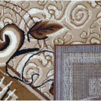 Kusový koberec ALPHA Vine - hnědý