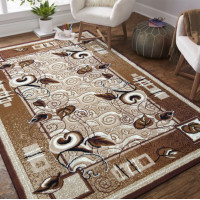 Kusový koberec ALPHA Vine - hnědý